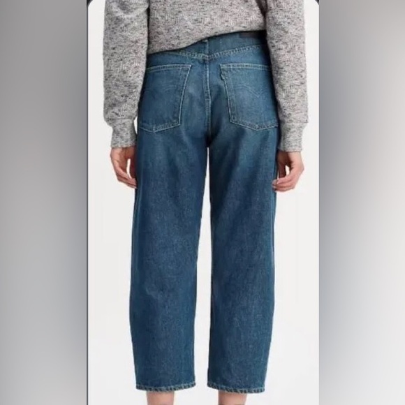 Levi’s made & crafted barrel crop jeans size 27 - Picture 2 of 8
